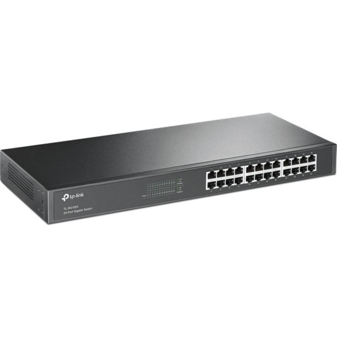 TP-Link TL-SG1024 24 Port 10-100-1000 Mbps Switch Çelik Kasa Rack Mount