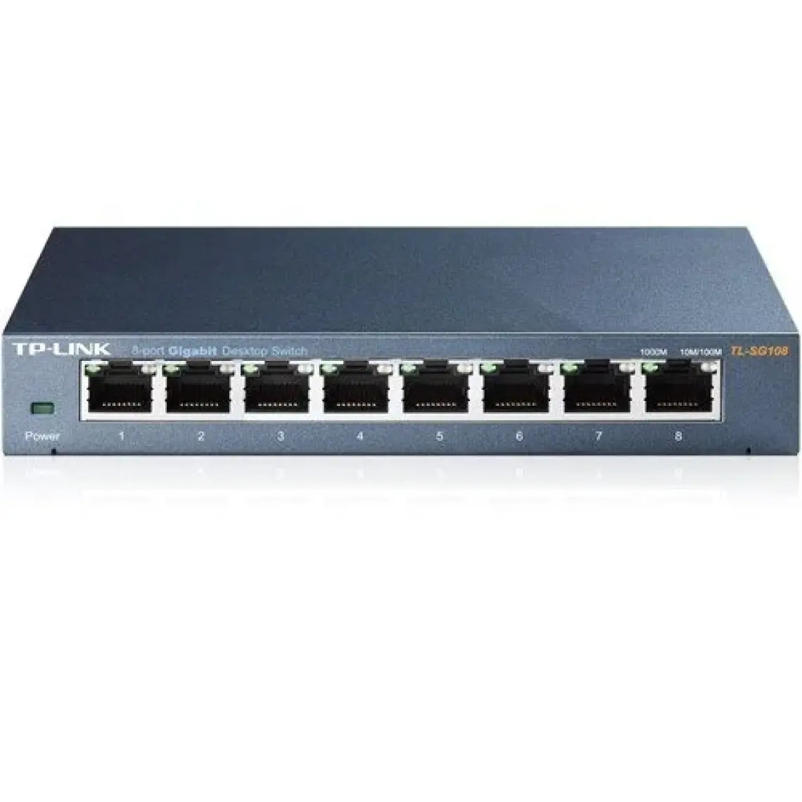 TP-Link TL-SG108, 8-Port 10/100/1000Mbps Qos Destekli Tak ve Kullan % 72 Enerji Tasarruflu Gigabit Switch