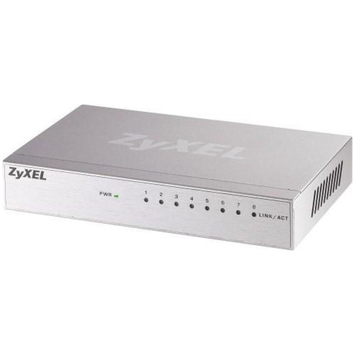 Zyxel GS-108B Gigabit  8 Port 10/100/1000Mbps  Tak-Kullan Port-Önceliklendirme Destekli Switch