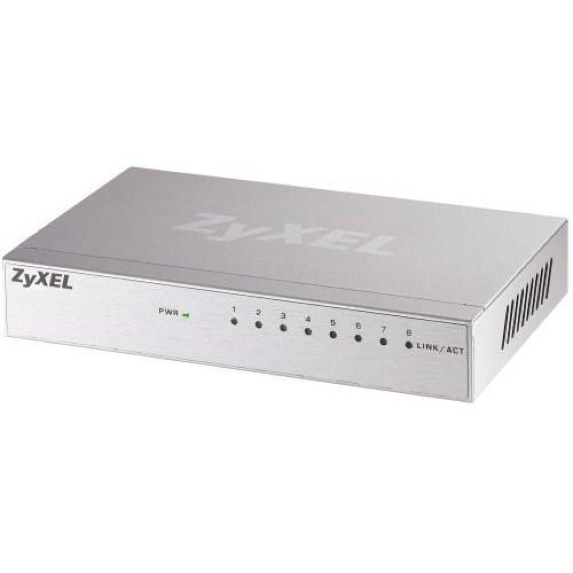 Zyxel GS-108B Gigabit  8 Port 10/100/1000Mbps  Tak-Kullan Port-Önceliklendirme Destekli Switch