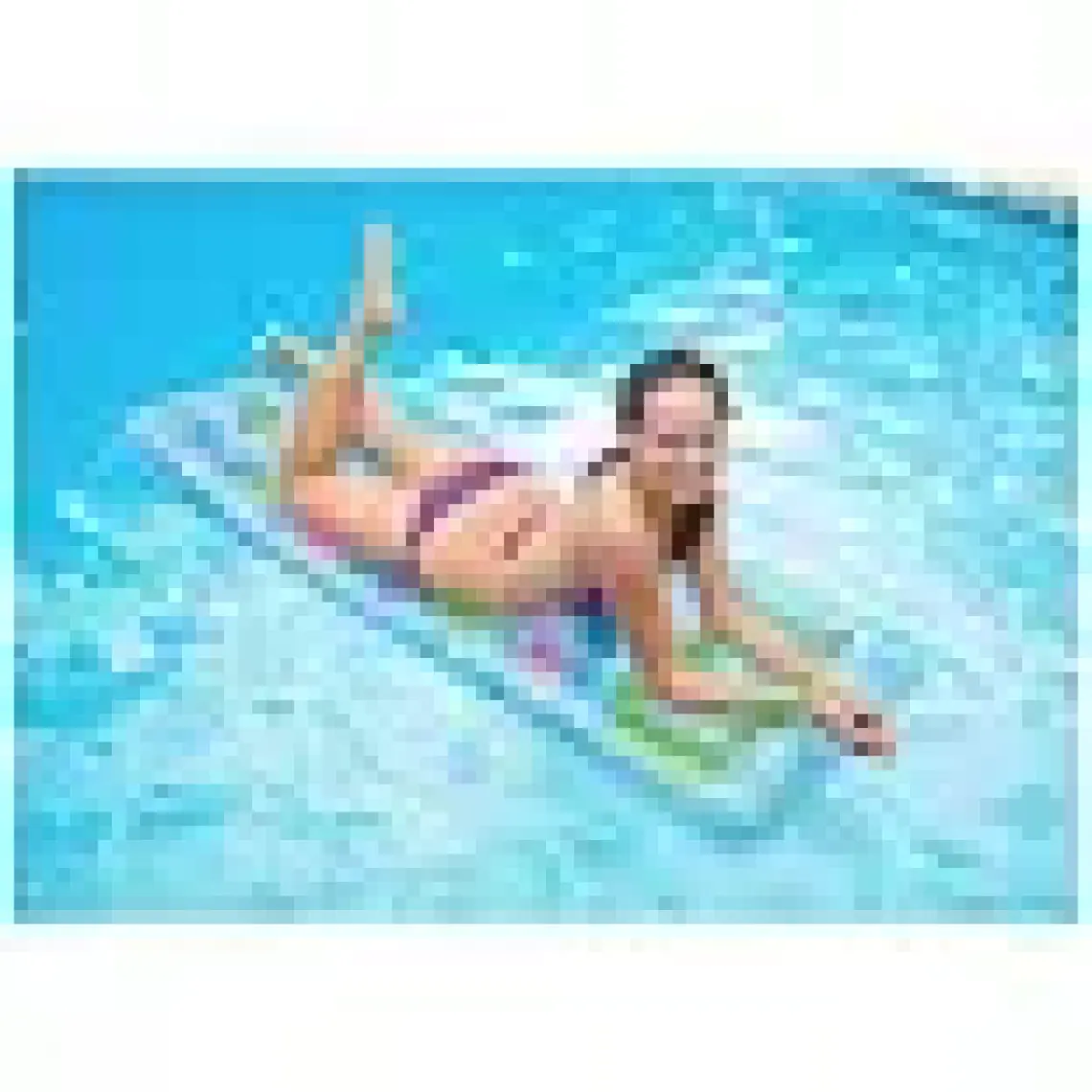 Bestway Pencereli Bardaklı Şeffaf Deniz Yatağı 188 x 71 cm