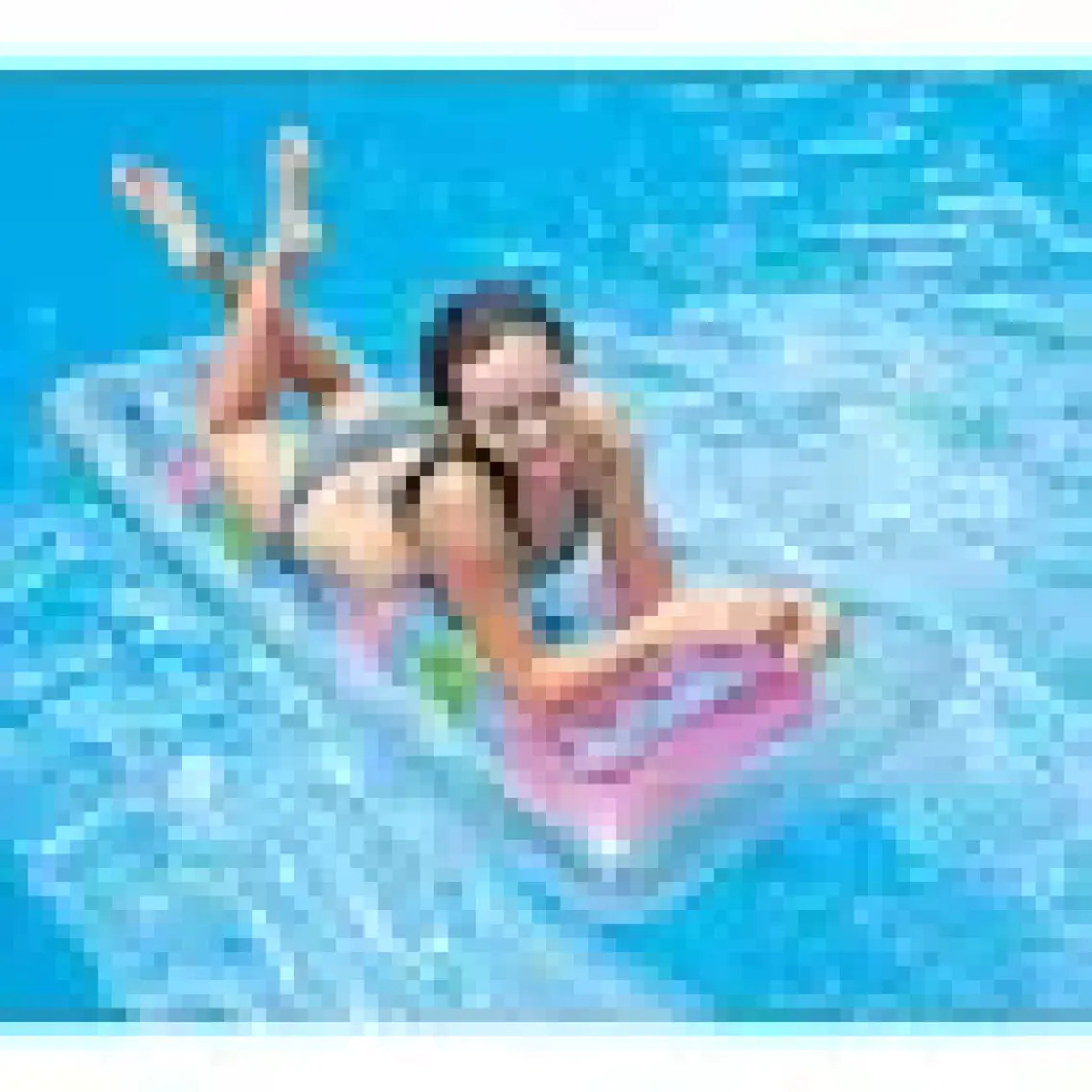 Bestway Pencereli Bardaklı Şeffaf Deniz Yatağı 188 x 71 cm