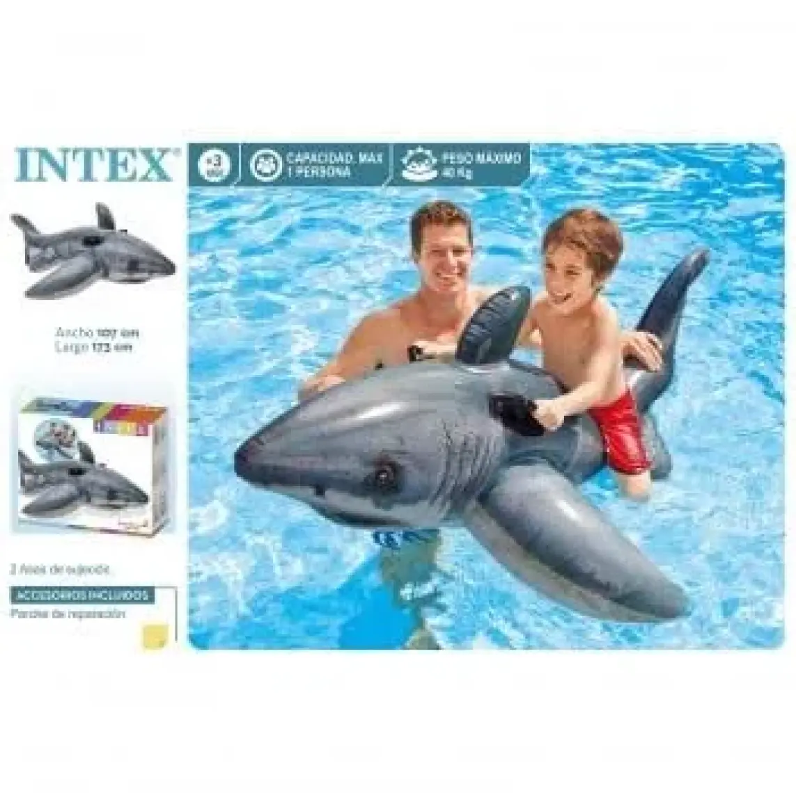 Intex 57525 Gerçekçi Köpekbalığı 173 cm