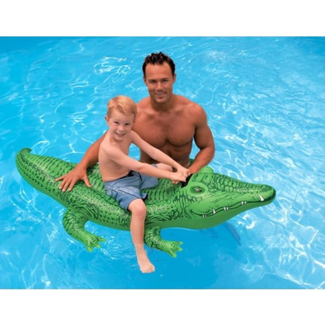 Intex 58546 168x86 cm Tutmalı Timsah Binici