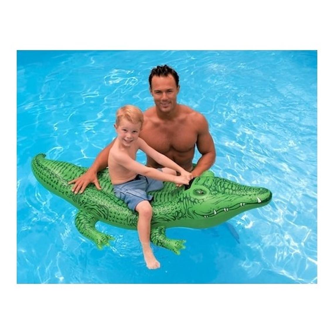 Intex 58546 168x86 cm Tutmalı Timsah Binici