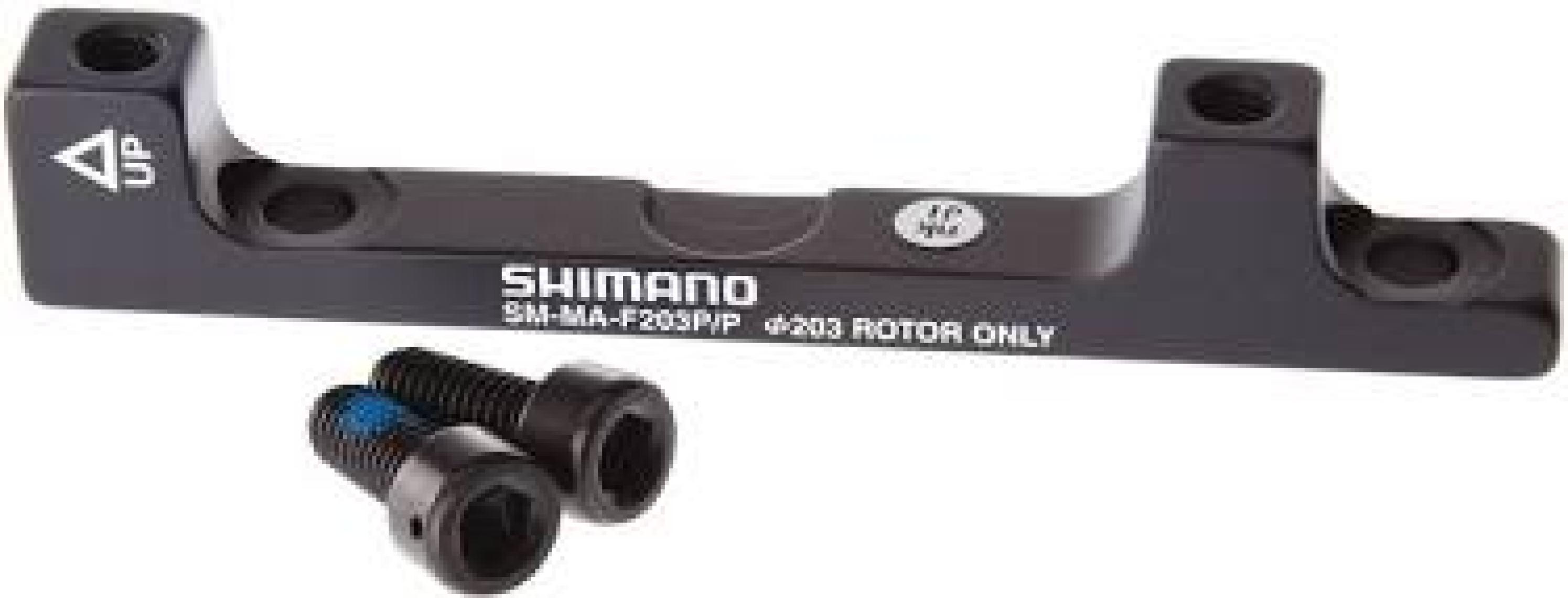 SHIMANO Sm - Ma - F203mm P - P Ön Disk Adaptörü Siyah