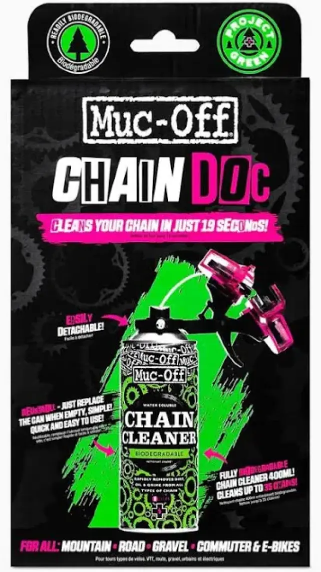Muc-Off Bicycle Chain Doc 400ML Zincir Temizleme Spreyi ve Fırçası