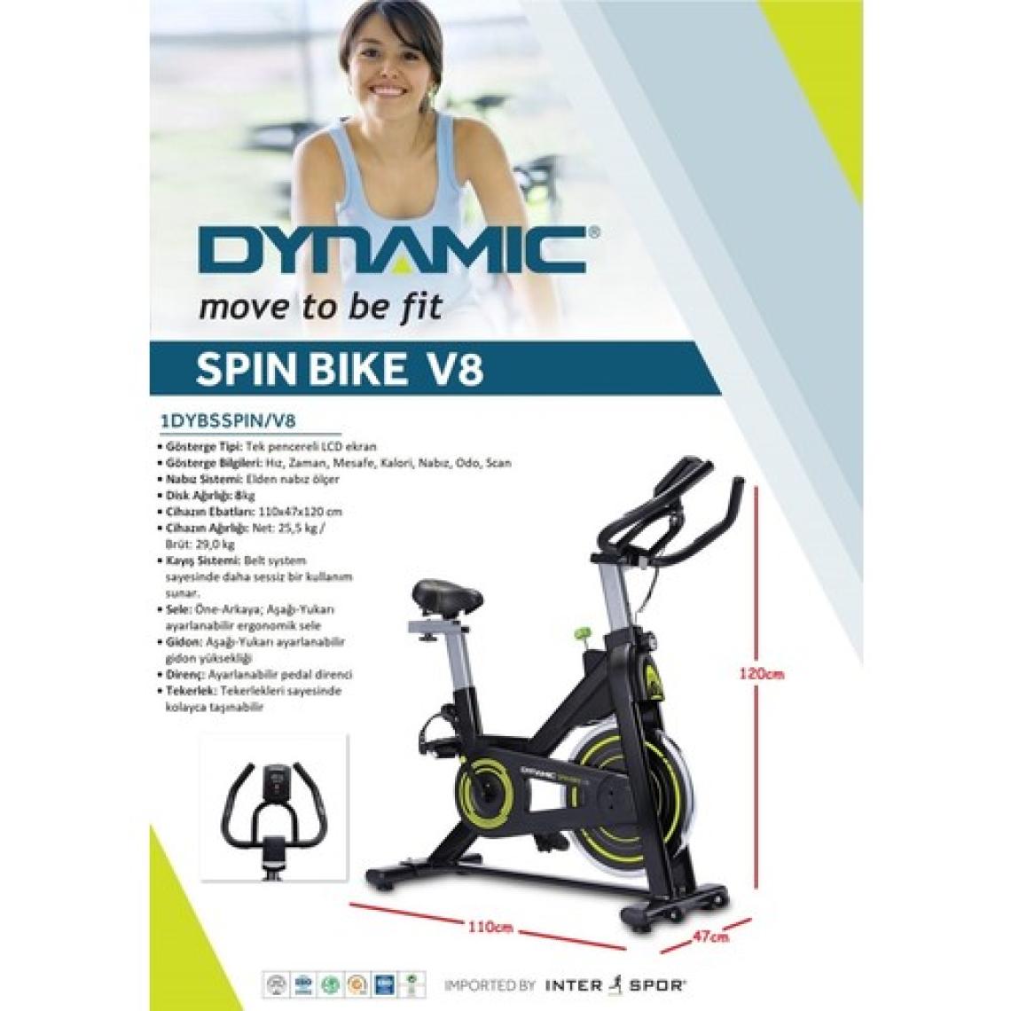 Dynamic Spin Bike V8 Kondisyon Bisikleti