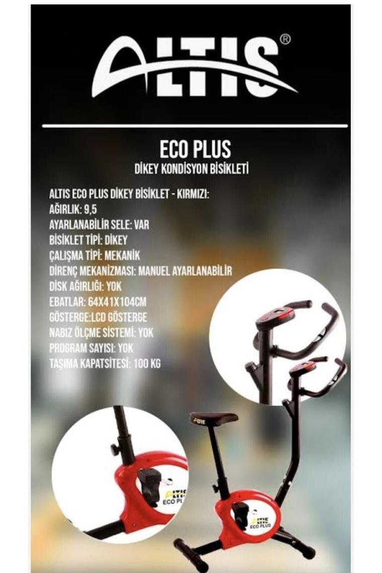 Altis Eco Plus Kırmızı Dikey Kondisyon Bisikleti