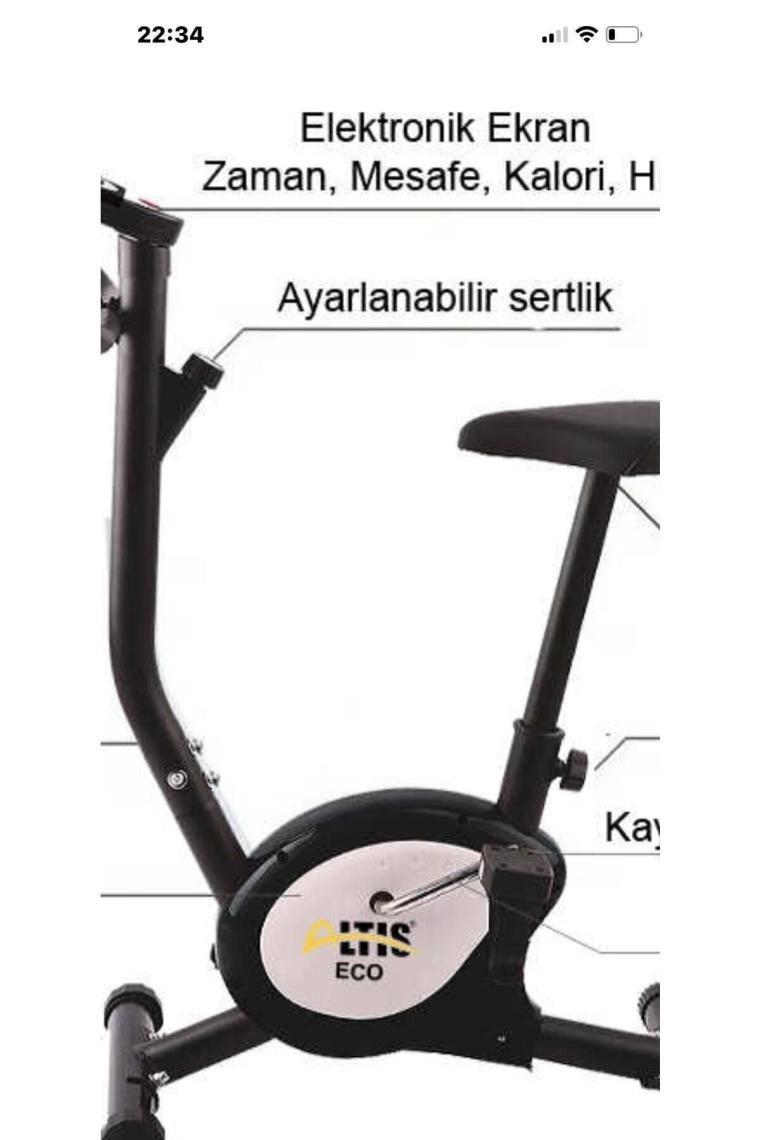 Altis Eco Plus Kırmızı Dikey Kondisyon Bisikleti