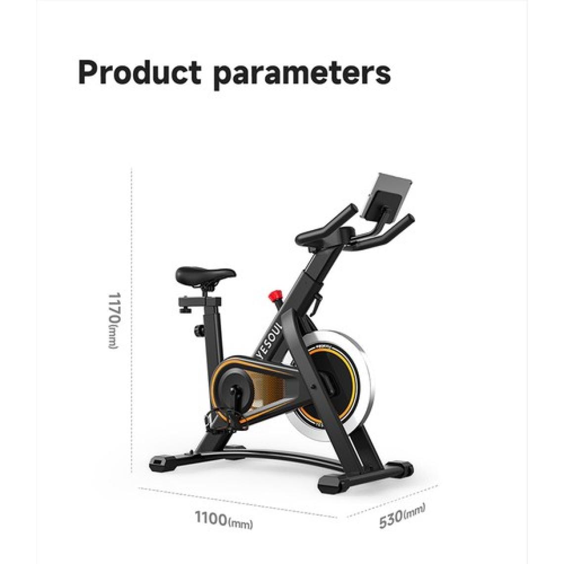 Yesoul A1 Smart Spin Bike Kondisyon Bisikleti Siyah