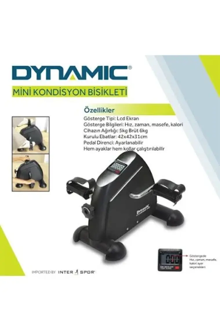 Dynamic Mini Dijital Göstergeli Kondisyon Bisikleti