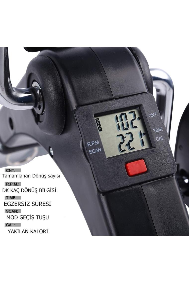 Fizyopol Digital Ekranlı Egzersiz Bisikleti , Katlanabilir El Kol Ayak Egzersiz Pedalı