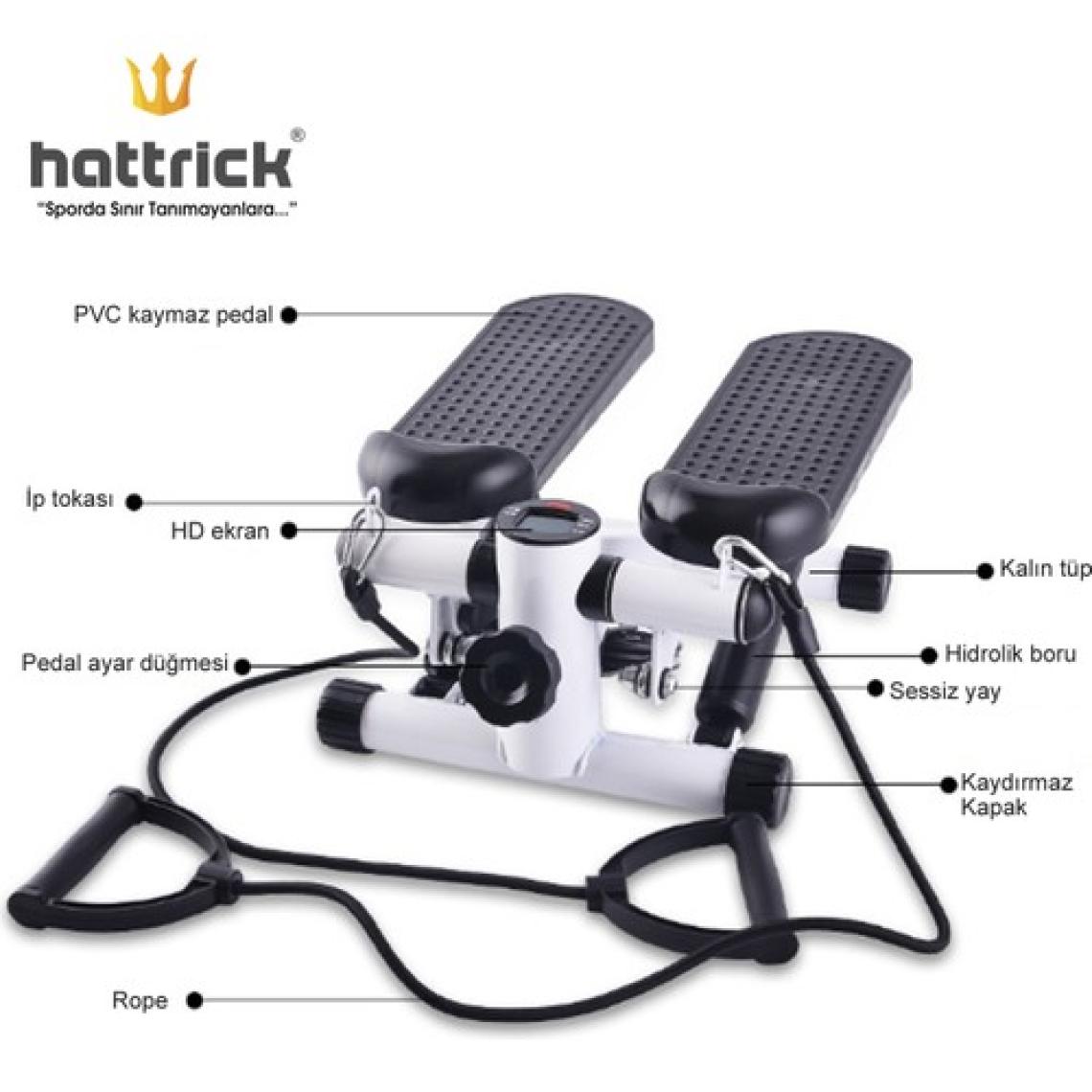 Hattrick STR20 Çekme Lastikli Mini Stepper Egzersiz Aleti