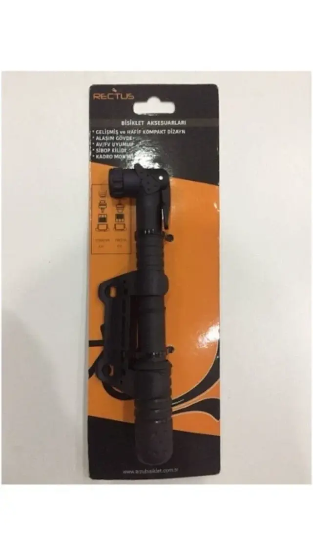 Peak Yol Mtb Şehir Bisikleti Mini Pompa Ince, Kalın Araba Sibop Uyumlu