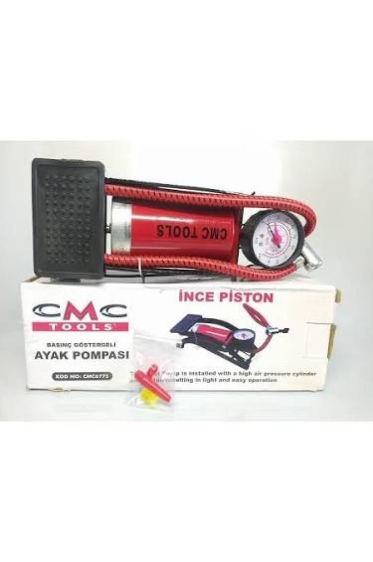 Cmc Tools Ayak Pompası Tek Piston Basınç Göstergeli 6775