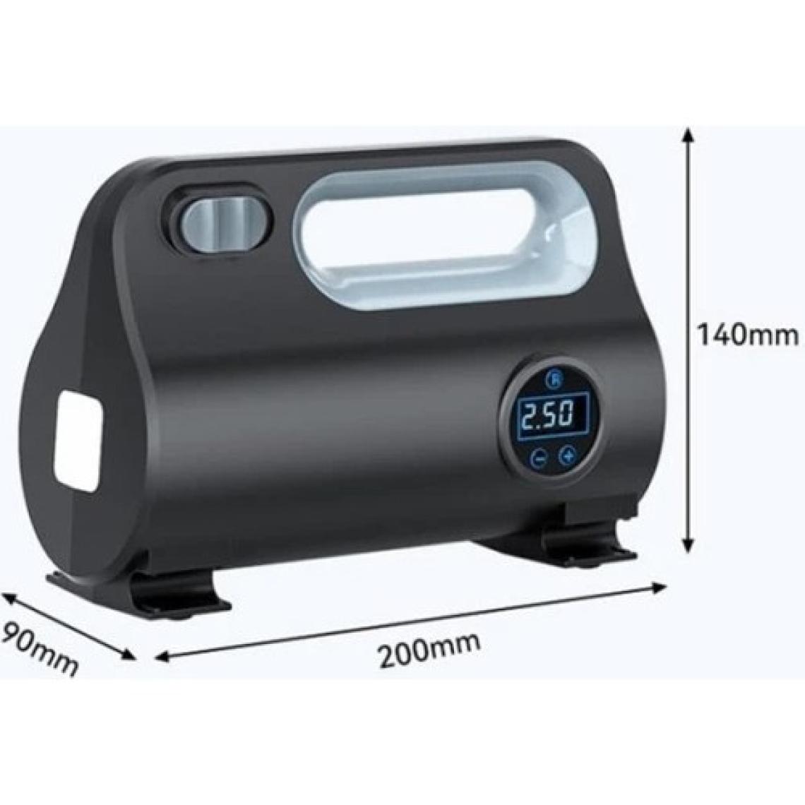 Ally ST-5523 LED Işıklı Taşınabilir Hava Pompası Kompresör Araç Lastik Şişirme Makinesi
