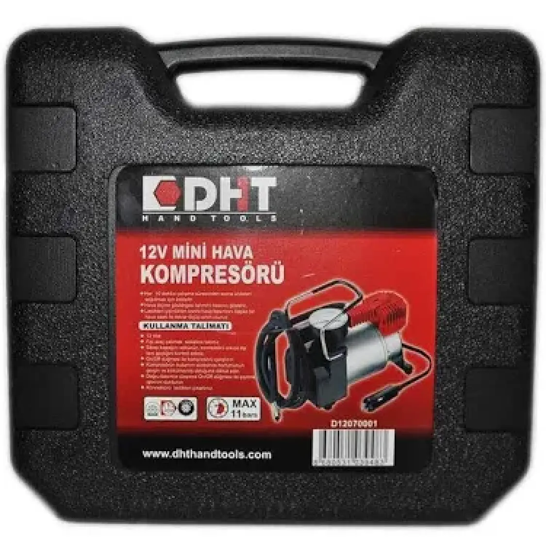 Dht Çift Pistonlu 12 Volt  Mini Hava Kompresörü- D12070002