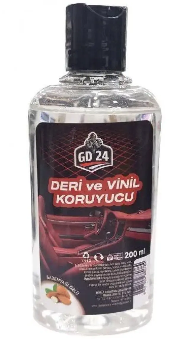 GD24 Lastik Parlatıcı Jel (200 Ml) + GD24 Yıkama Süngeri