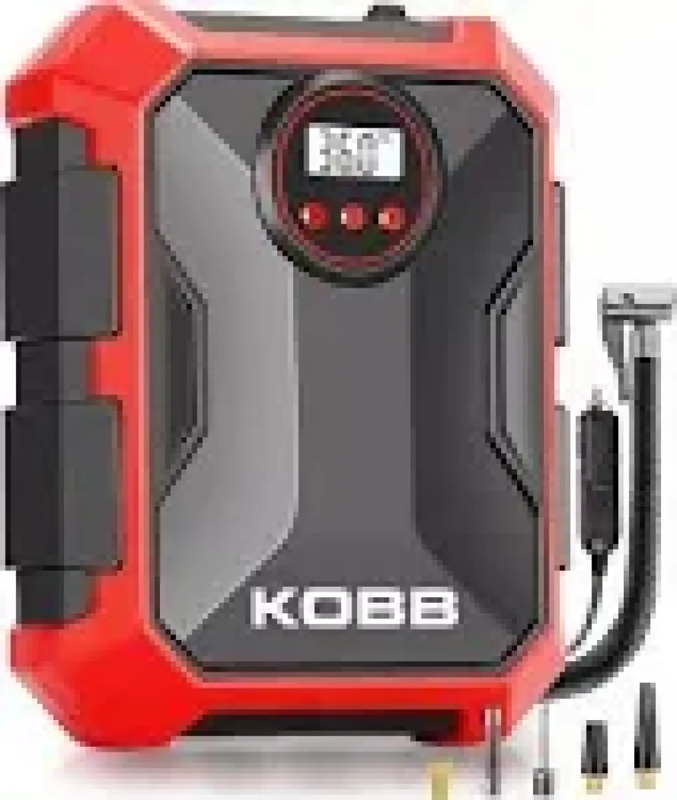 Kobb KB200 12VOLT 150 Psı Ayarlanabilir Dijital Basınç Göstergeli Hava Lastik Şişirme Pompası