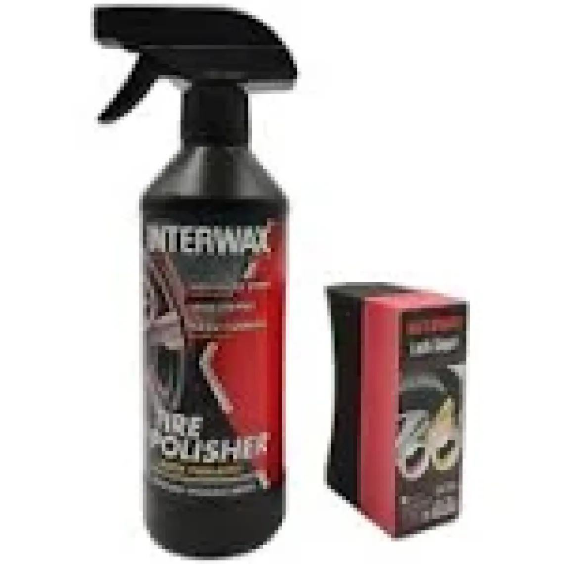 Interwax Lastik Parlatıcı 500 ml & Lastik Süngeri