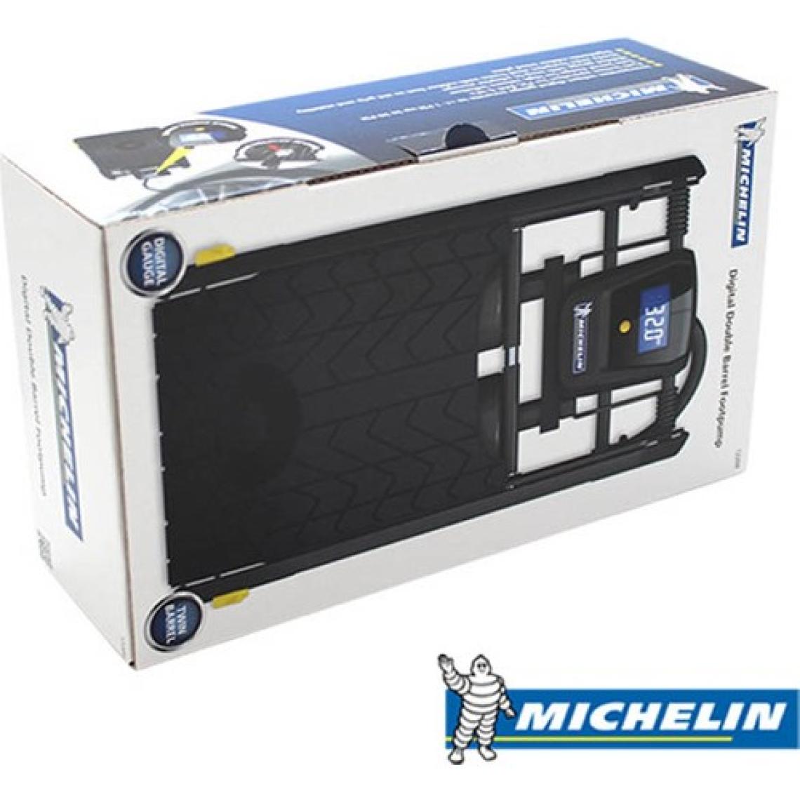 Michelin MC12209 Dijital Basınç Göstergeli Çift Pistonlu Ayak Pompası