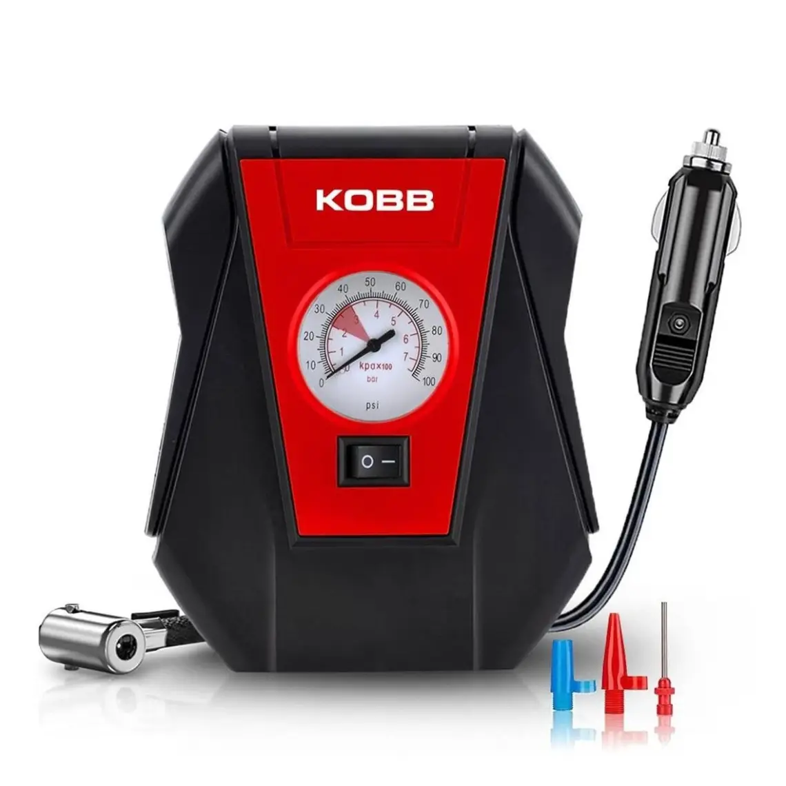 Kobb KB100 12VOLT 100 Psı Analog Göstergeli Hava Lastik Şişirme Pompası
