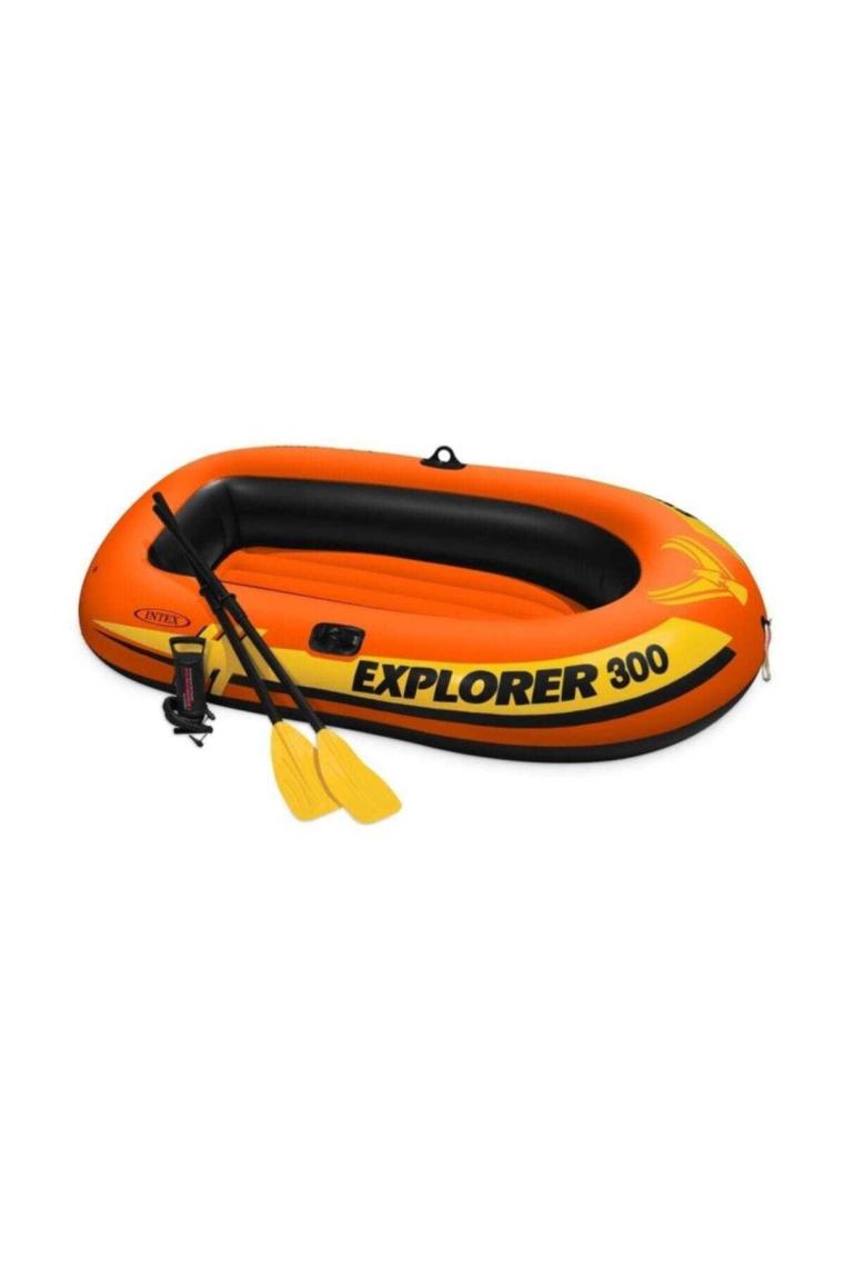 Intex 58332 211x117x41 cm Explorer 300 Şişme Bot Seti