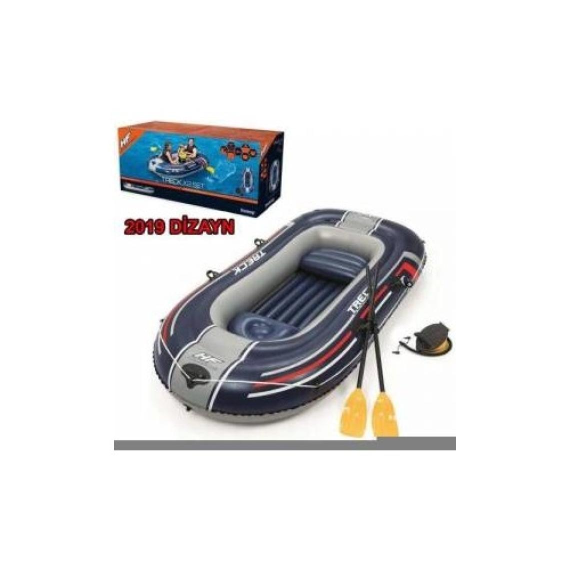 Bestway 61068 Şişme Bot Seti Kürek ve Pompalı Tam Dolu Set