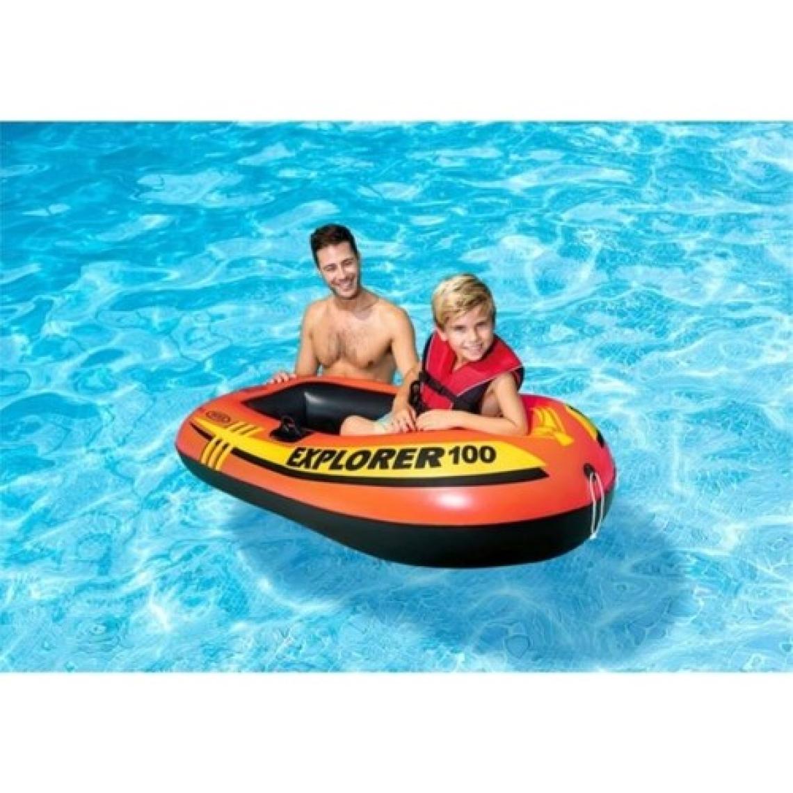 Intex Explorer Şişme Bot 100 55 kg 147X84X36 -Intex