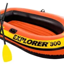 Intex Explorer 300 3 Kişilik Şişme Bot Seti – Kürek ve Pompa Dahil, Aile ve Eğlence Kullanımına Uygun
