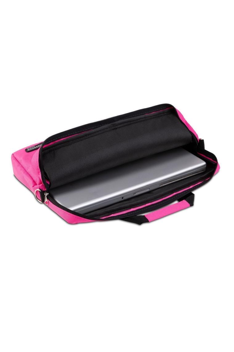Wtx206 Wtxpro Serisi Su Geçirmez Kumaş 15.6 Inch Macbook, Laptop , Notebook El Çantası- Pembe