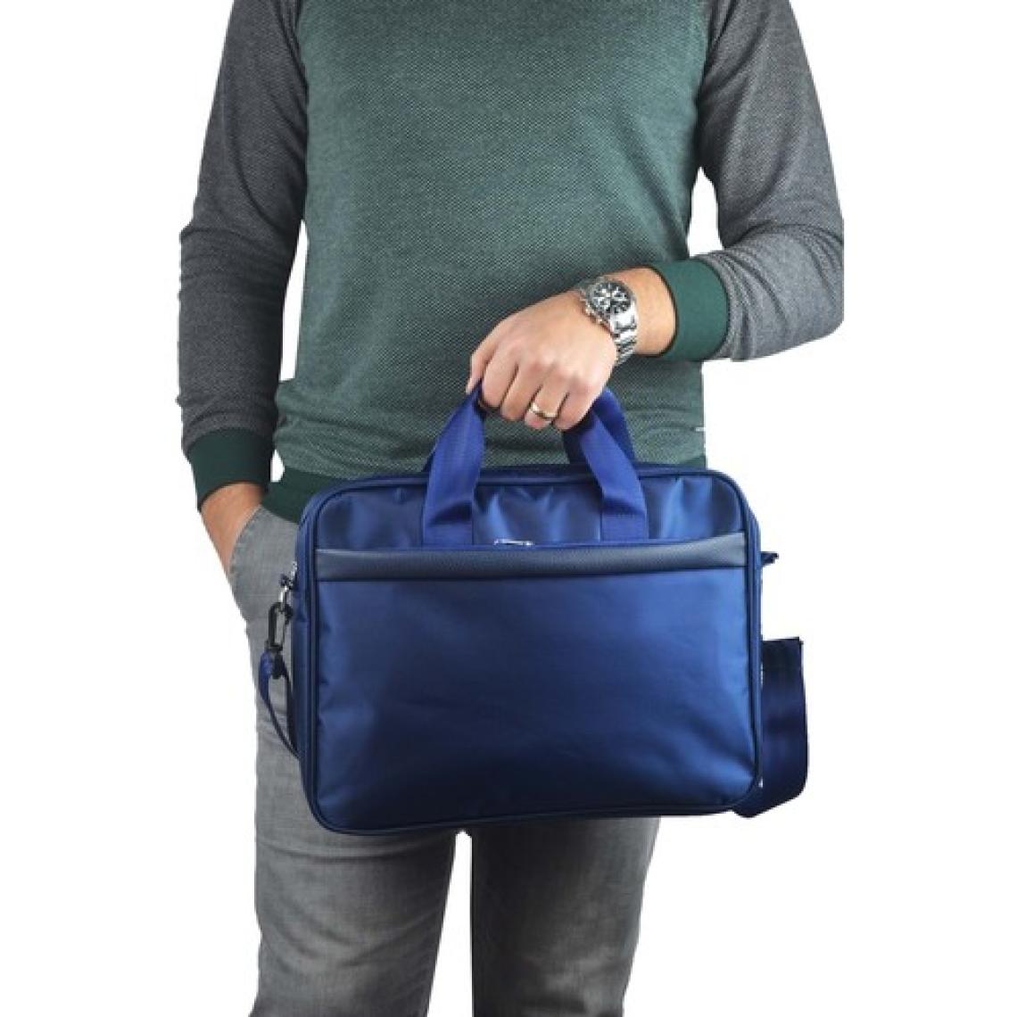 Bagorama Unisex Kumaş 15" Laptop ve Evrak Çantası - Lacivert