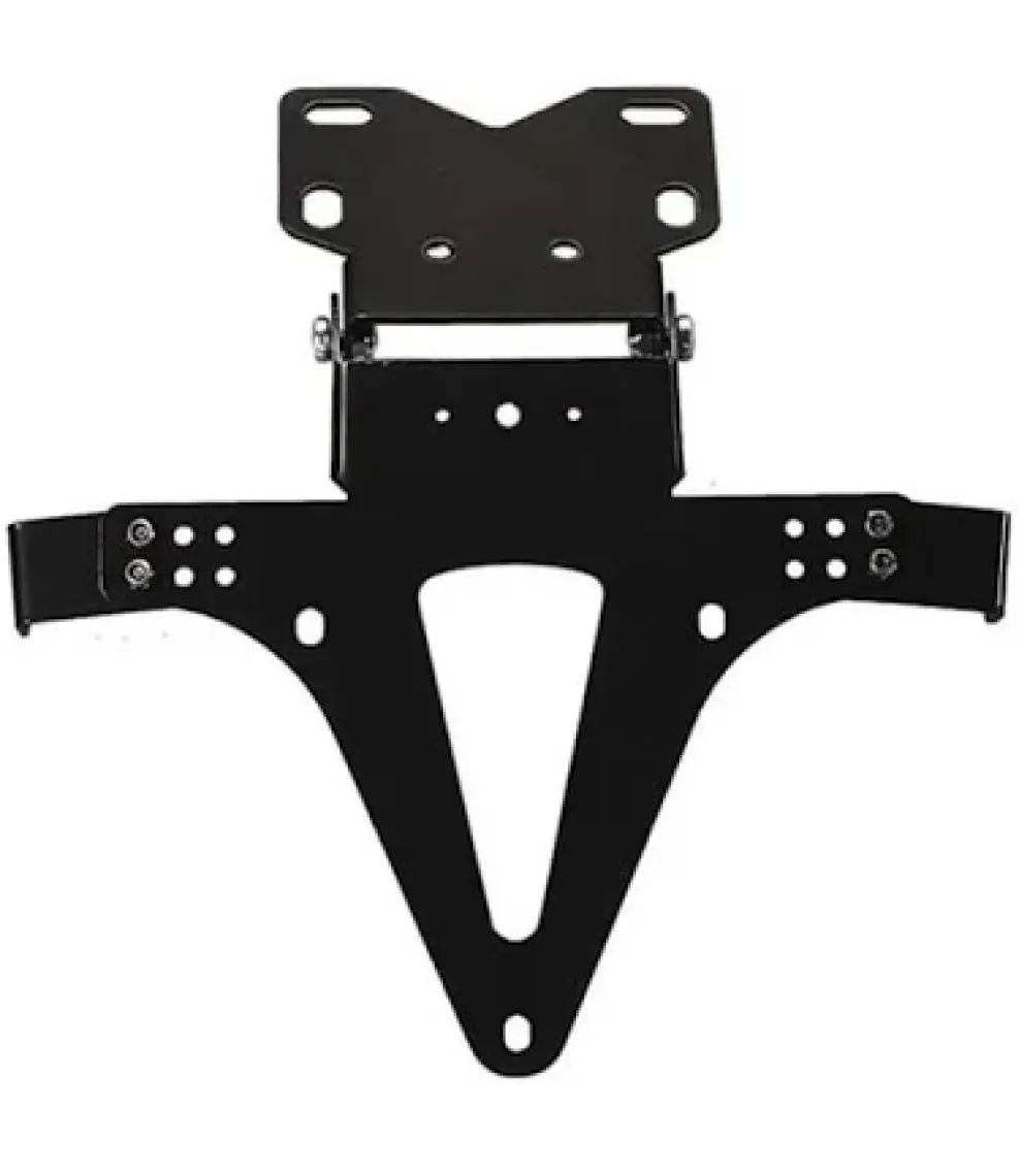 Motospartan Motosiklet Katlanır Plakalık Siyah