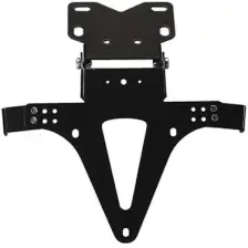Motospartan Motosiklet Katlanır Plakalık Siyah