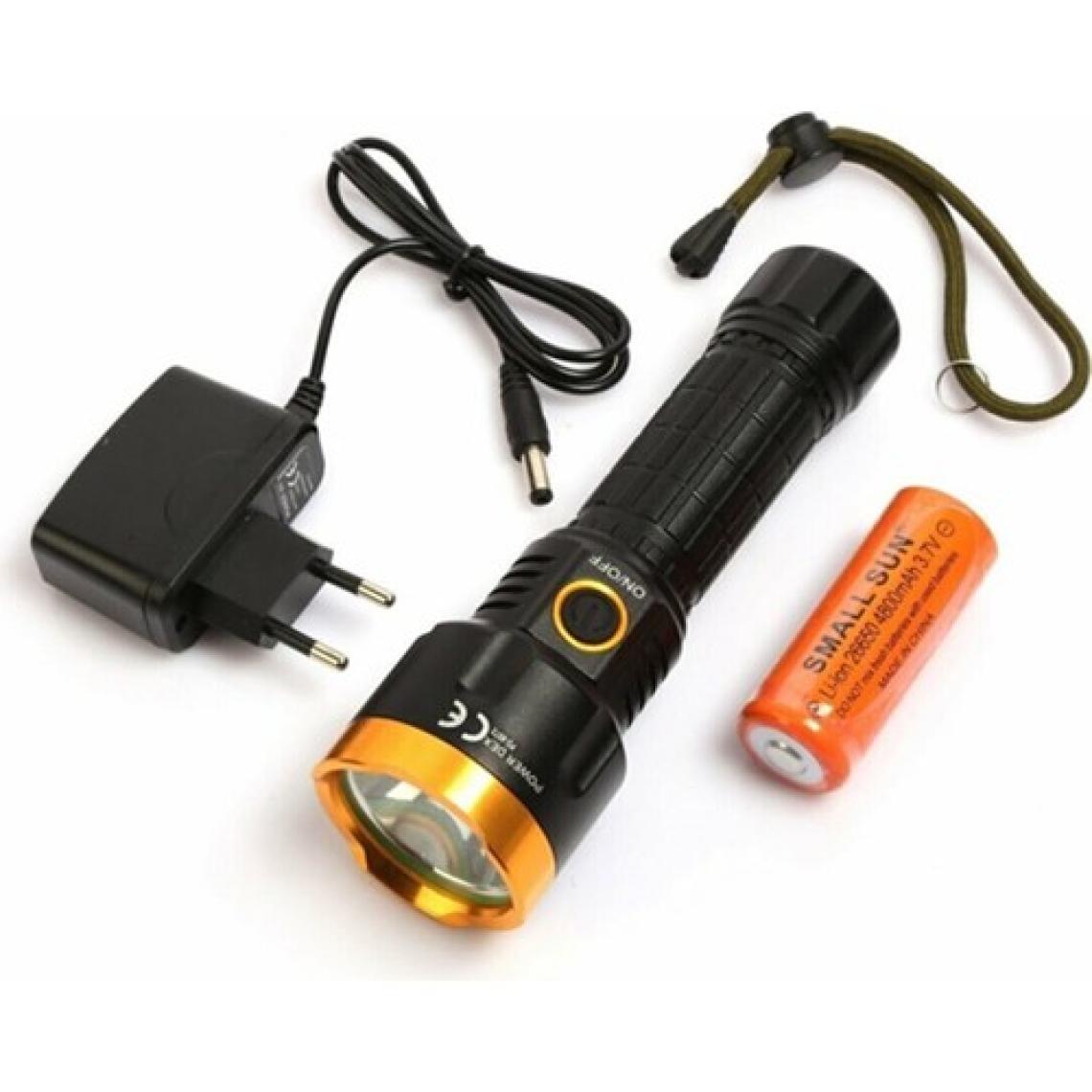 Powerdex-6572 El Feneri Yağmur Suyu Geçirmez 10 W Şarjlı LED