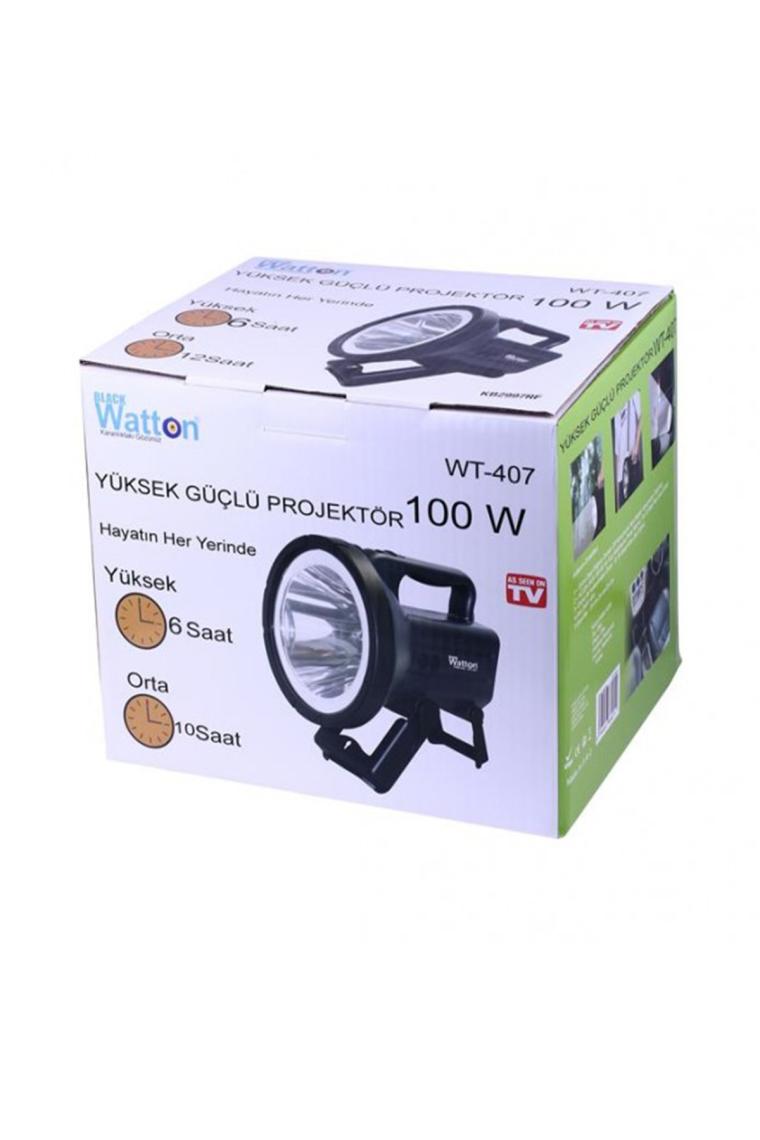 Watton WT-407 Yüksek Güçlü 100 W Projektör