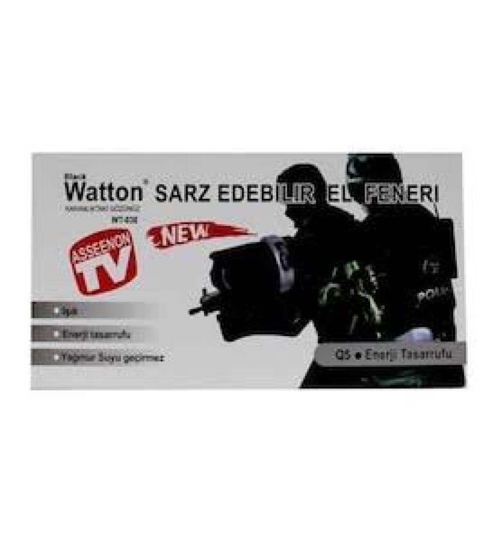 BlackWatton Wt-038 - Zoomlu Şarzlı EL Feneri Watton