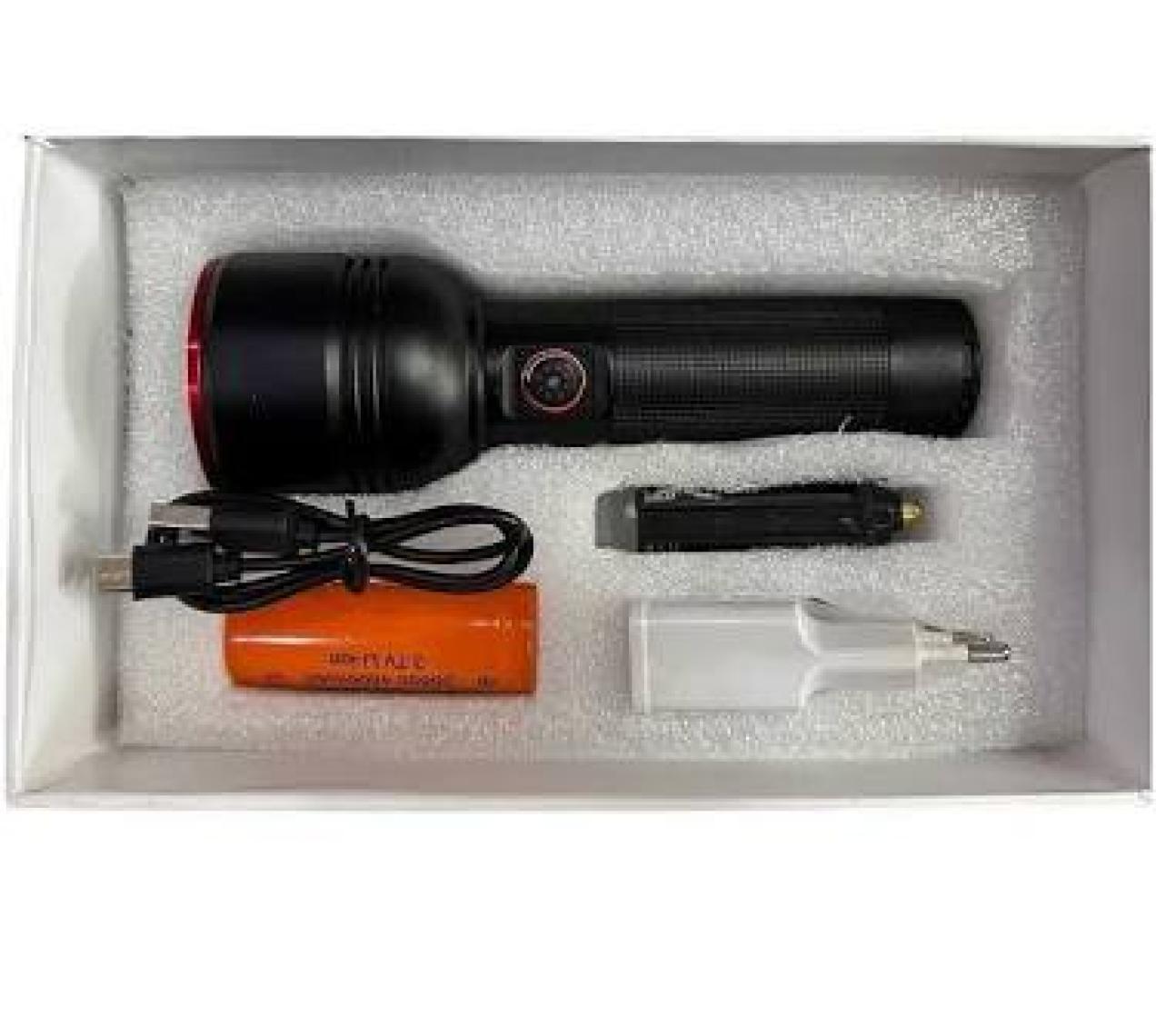 Powerdex PD-6900 Zoomlu Şarjlı El Feneri 20W 2000 Lümen
