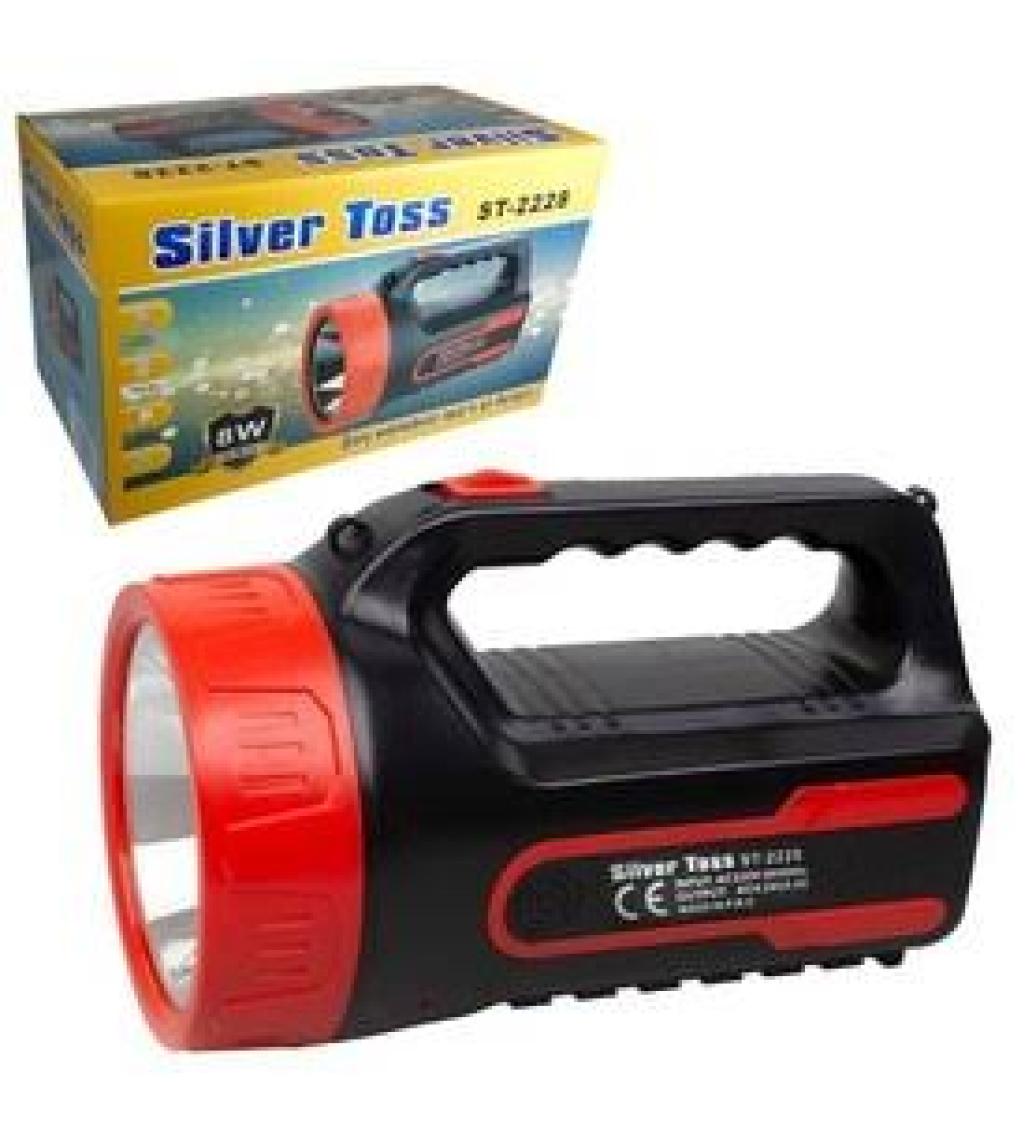 Silver Toss Projektör El Feneri Şarjlı 8 Watt ST-2228