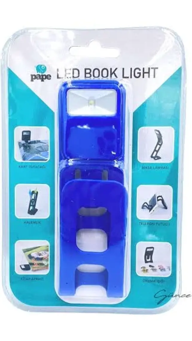 Pape LED Book Light Kitap Okuma Işığı Siyah
