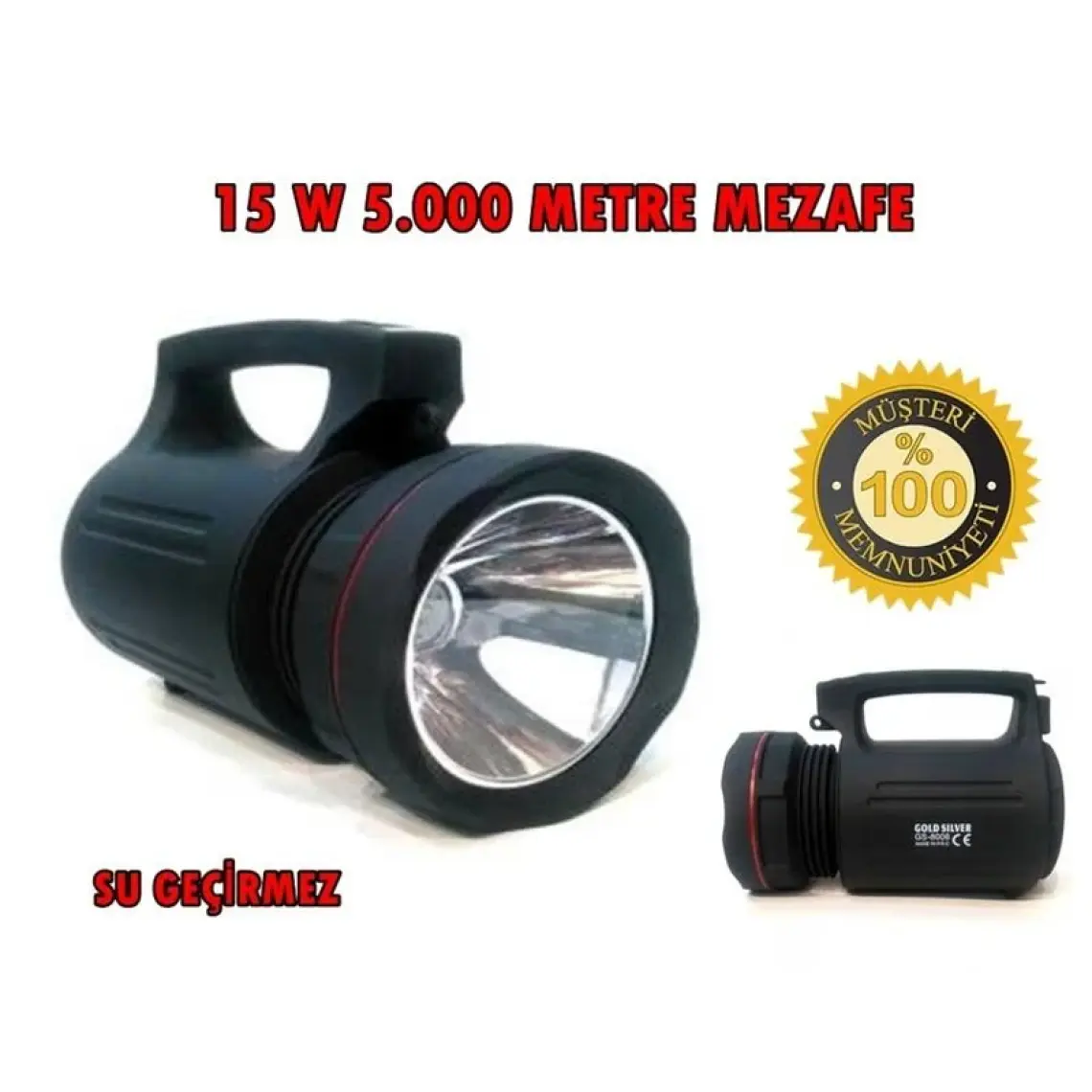 Gold Silver 15 Watt Yüksek Güçlü Projektör