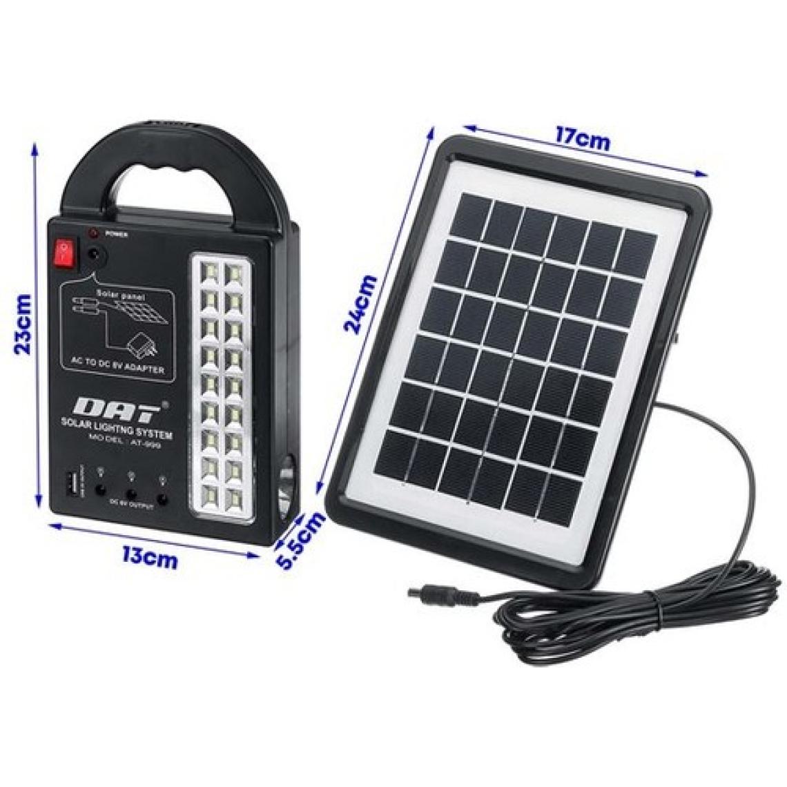 Dat AT-999 Güneş Enerjili Solar Aydınlatma Sistemi