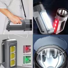Güçlü Şarjlı Fener Masa Lambası Watton WT-603