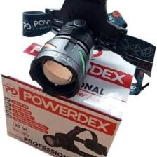 Powerdex PD-1372 25W 3200 Mah Batarya 1800 Lümen Profesyonel Şarjlı Kafa Feneri