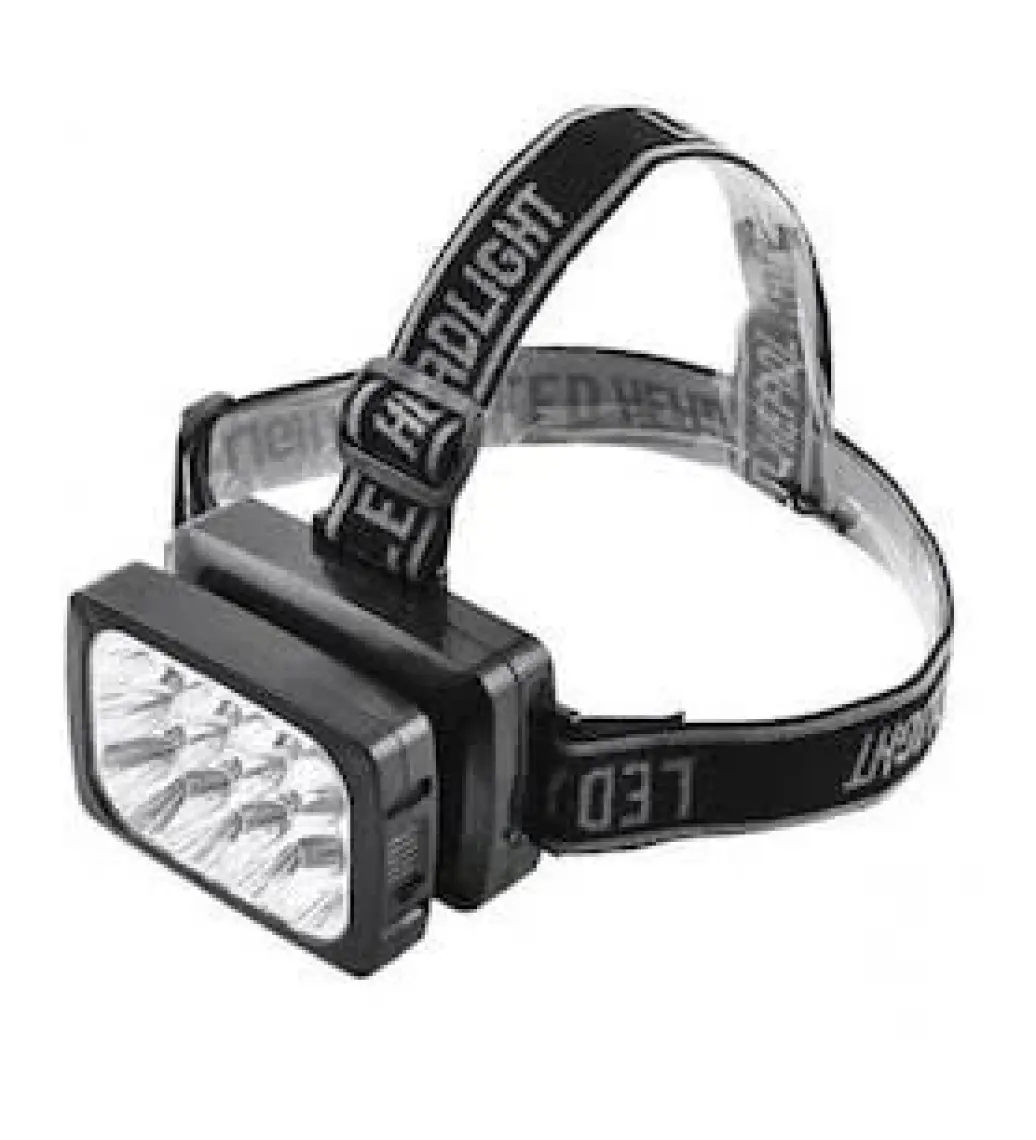 BSSM 12 Ledli Şarjlı Kafa Lambası Power Ledli Kafa Feneri Tepe Lambası