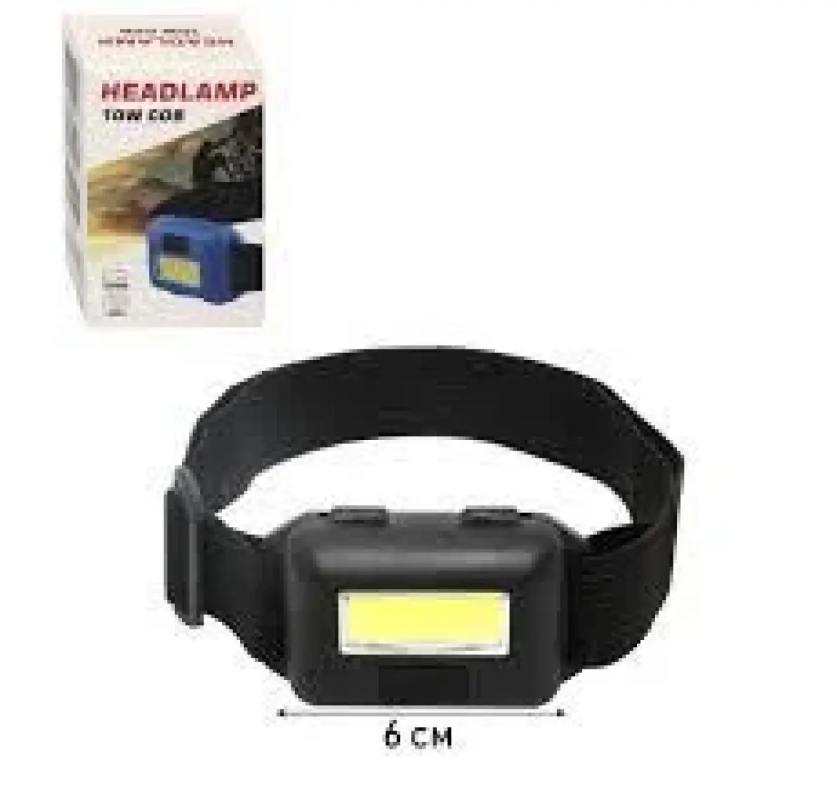 Avcı Market Kafa Lambası 10W 3 Kademe Kemerli Sarı Şerit Ledli