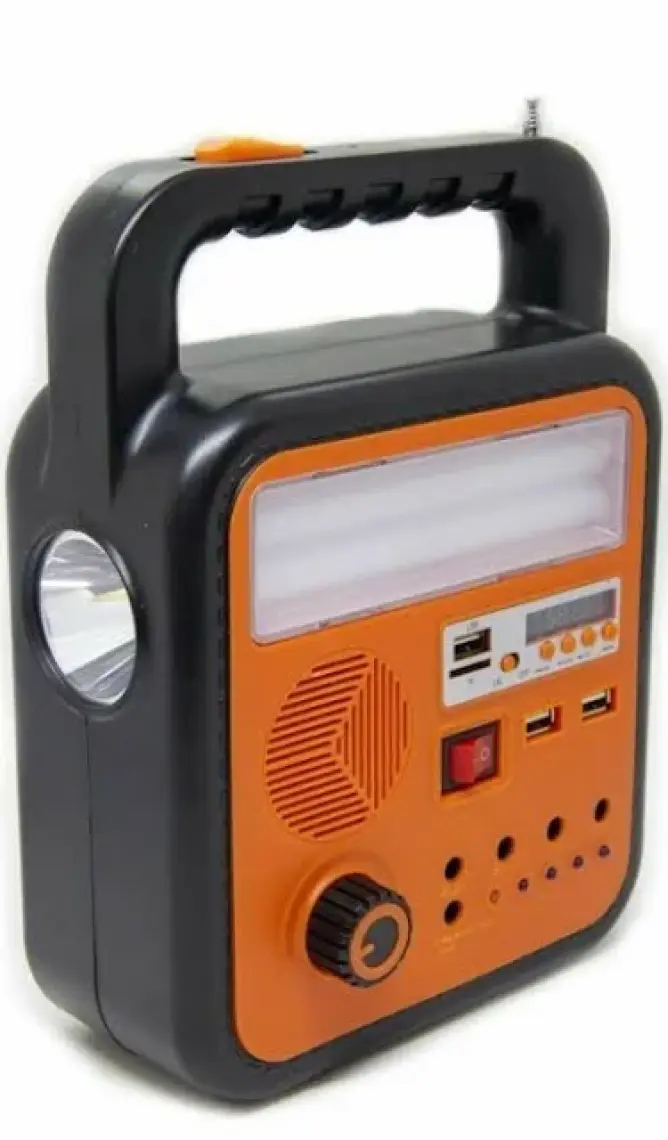Gold Silver GS - 902P Şarjlı Solar Fener Bluetooth