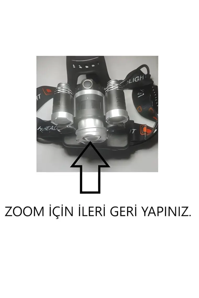 Sge Teknoloji  Teknoloji Şarjlı 5 LED 18000 Lümen Kafa Lambası