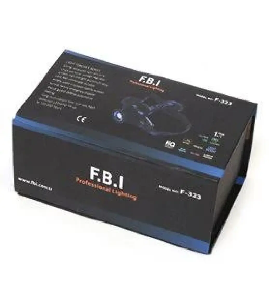 FBI F.b.ı F-323 Q5 LED Lityum Polimer Su Geçirmez Şarjlı Kafa Feneri